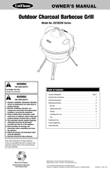Uniflame CBT802W Series Owner's Manual