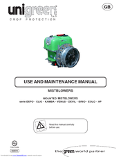 Unigreen Mistblowers EXPO Use And Maintenance Manual