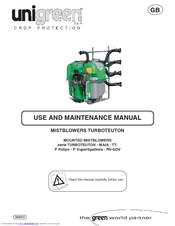 Unigreen TurboTeuton P400 Use And Maintenance Manual