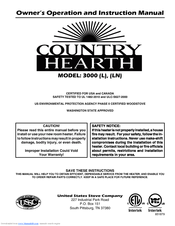 United States Stove 3000 (L) Operation And Instruction Manual