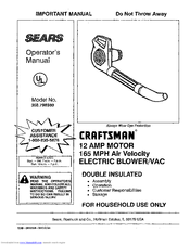 Craftsman 79838 Operator's Manual