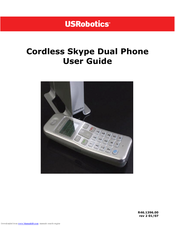 US Robotics Cordless Skype Dual Phone User Manual