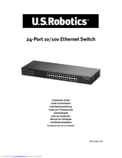 US Robotics 24-Port 10/100 Mbps Ethernet Switch Installation Manual