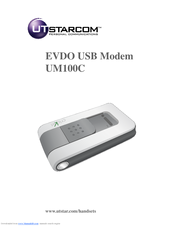 UTStarcom EVDO UM100C User Manual