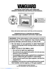 Vanguard VSGF-28PTE Owner's Operation And Installation Manual