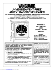 Vanguard SCIVFR Operating And Installation Manual