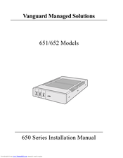 Vanguard 650 Series Installation Manual