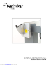 Varimixer Enodis 317AN Spare Part And Operation Manual