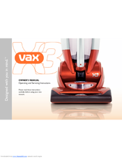 Vax X3 Owner's Manual
