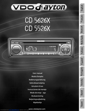 VDO CD 5626 X User Manual