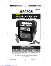 Vector Start-It VEC021APC Owner's Manual & Warranty