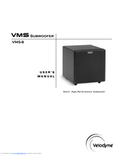 Velodyne VMS-8 User Manual