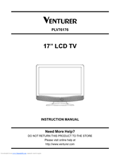 Venturer PLV76176 Instruction Manual