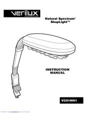 Verilux Natural Spectrum ShopLight VC01HH1 Instruction Manual