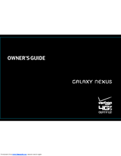 Samsung Galaxy Galaxy Nexus Owner's Manual