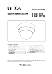 Toa C-CV24-3 CU Instruction Manual