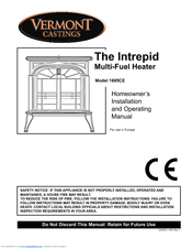 Vermont Castings The Intrepid 1695CE Installation And Operating Manual