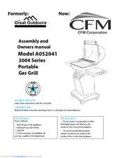 CFM 2004 Series Assembly And Owner's Manual