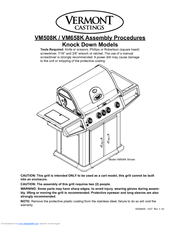 Vermont Castings VM658K Assembly Procedures