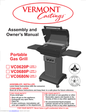 Vermont Castings VC0620P, VC0680P, VC0680N Assembly And Owner's Manual