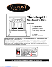 Vermont Castings The Intrepid II 1990 Installation And Operating Manual