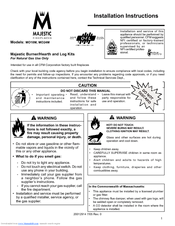 Majestic fireplaces MO24M Installation Instructions Manual