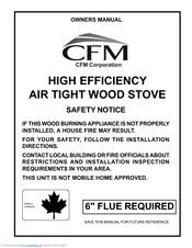 CFM S170P Owner's Manual