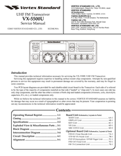 Vertex Standard VX-5500U Service Manual