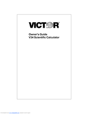 Victor V34 Owner's Manual