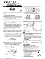 Arsenal KS-AR8004D KS-AR8002D Instructions Manual
