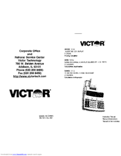 Victor VCT12102 Instruction Manual