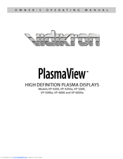 Vidikron PlasmaView VP-6000a Owner's Operating Manual