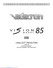 Vidikron 85 Owner's Operating Manual
