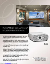Vidikron Vision 100t LightAmp Specifications