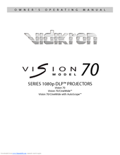 Vidikron vision70 Owner's Operating Manual