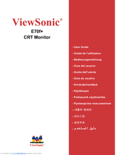 ViewSonic VCDTS23125-3 User Manual