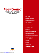 ViewSonic VP201 User Manual