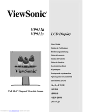 ViewSonic VP912B User Manual