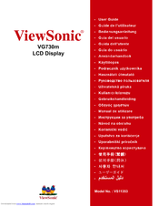 ViewSonic VS11383 Käyttöopas