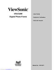 ViewSonic VFA724W Manual De L'utilisateur