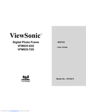 ViewSonic VFM835-52G User Manual