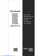 ViewSonic DPX804BK Quick Start Manual