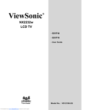 ViewSonic LCD TV VS12198-2G User Manual