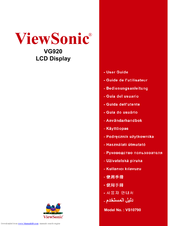 ViewSonic VG920 - 19