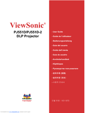 ViewSonic PJ551D-2 User Manual