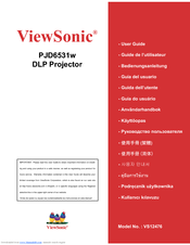 ViewSonic PJD6531w User Manual