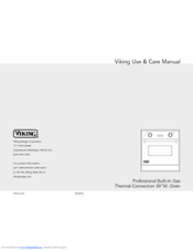 Viking F20516 Use & Care Manual