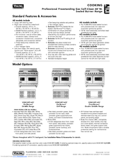 Viking Professional VGSC487-4GSS Specification Sheet