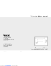 Viking Professional VGSO Series Use & Care Manual