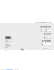 Viking F20533 EN Installation Manual